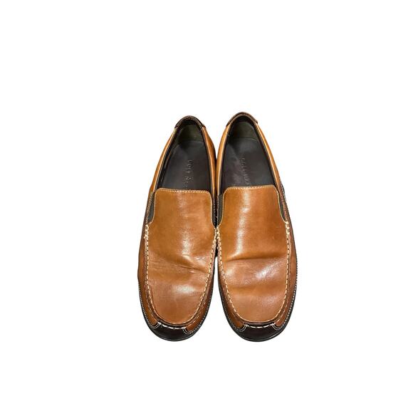 Cole Haan Mens Tucker Venetian Slip-On Loafers Leather Tan Brown Size 9.5 M main image 11